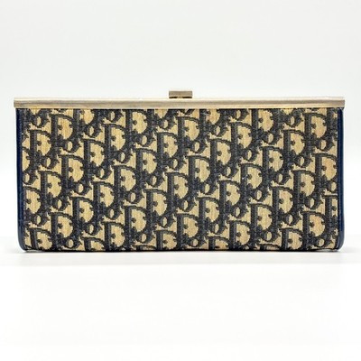 Christian Dior Trotter Clutch Bag Purse Canvas Brown Auth | eBay US