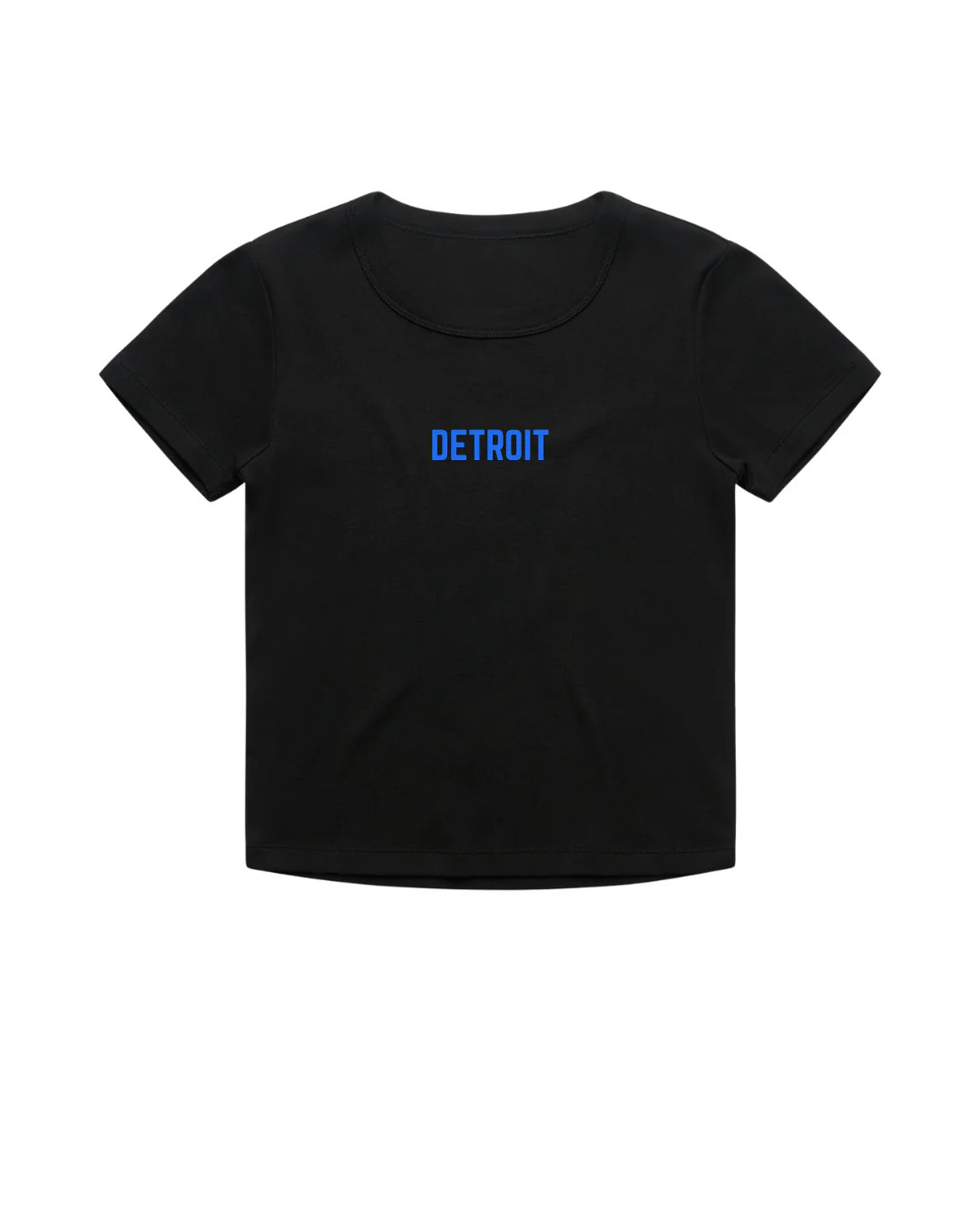 Detroit Black + Blue Fitted Tee | Kiloh + Co.