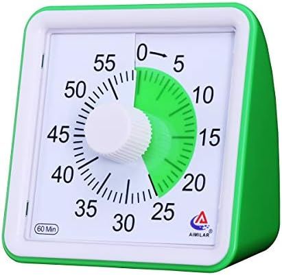 AIMILAR 60 Minute Visual Timer - Silent Timer Time Management Tool for Classroom or Meeting Count... | Amazon (US)