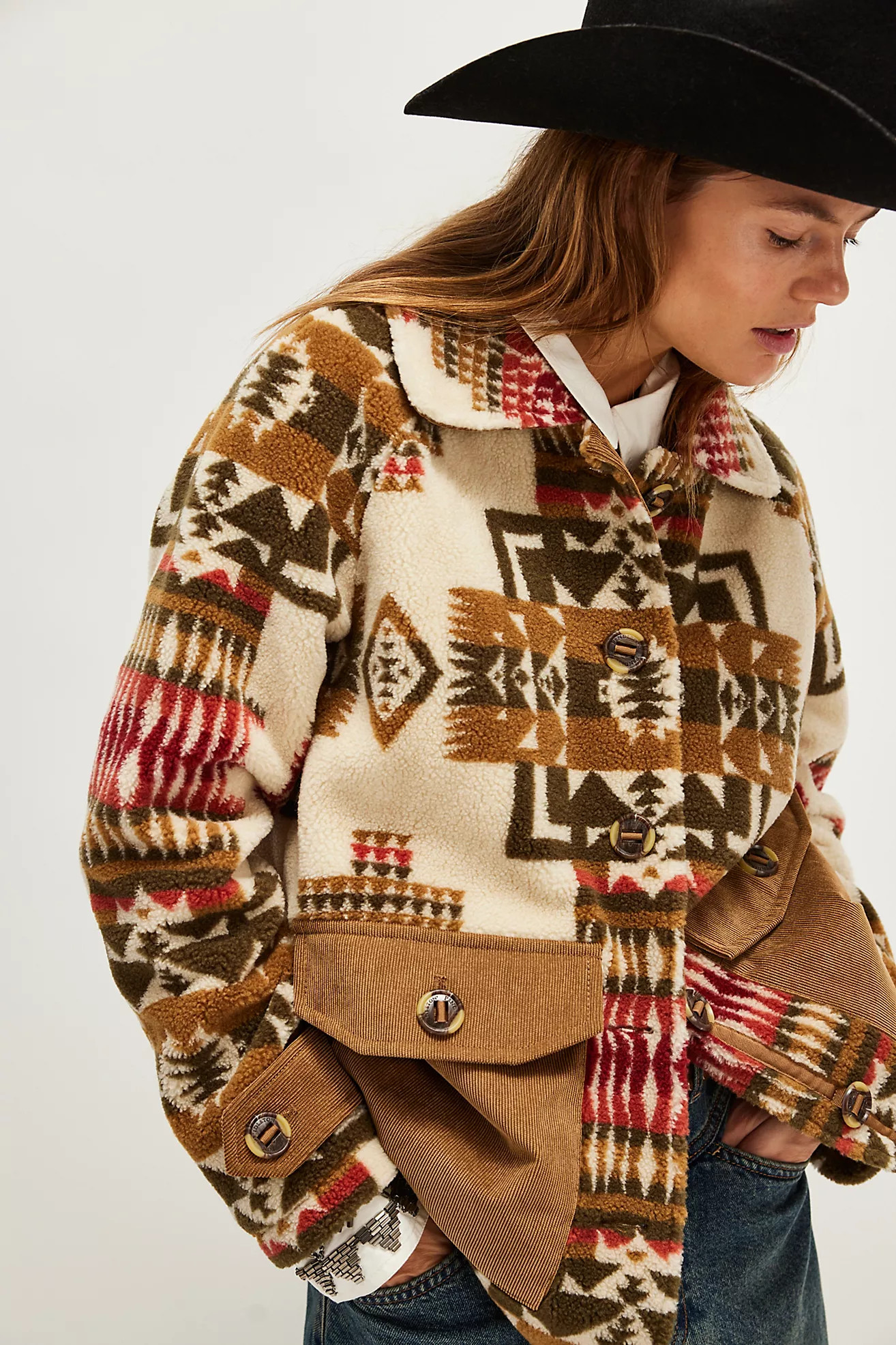 Pendleton Lodge Pine Barn Coat | Free People (Global - UK&FR Excluded)