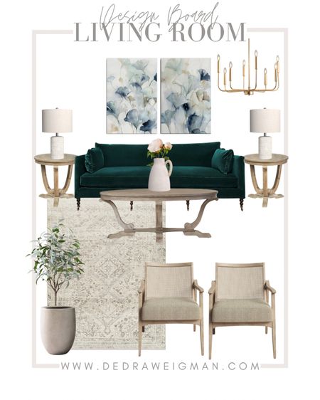 Living room home decor and furniture inspiration! Loving this emerald green sofa & rattan chairs. 

#livingroom #livingroomdecor #livingroomfurniture #homedecor

#LTKhome #LTKstyletip #LTKFind