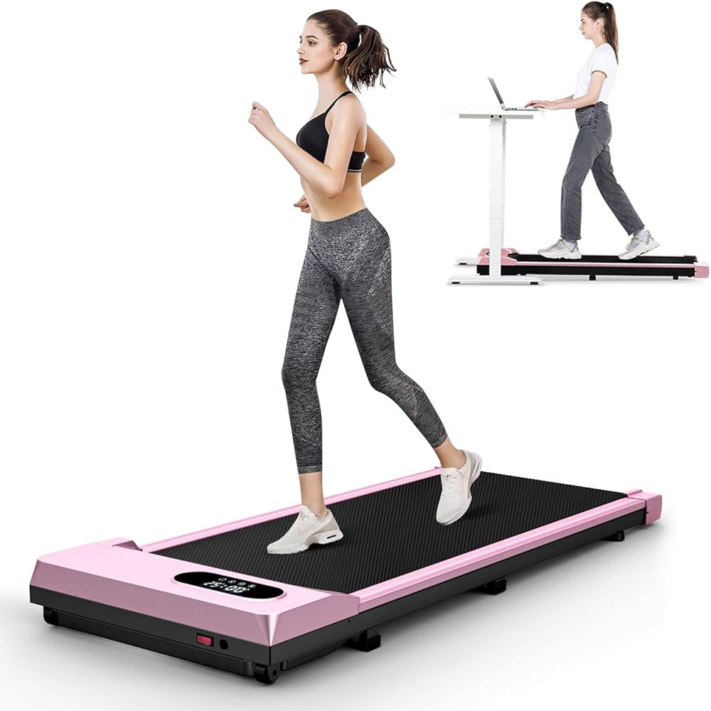 HomeFitnessCode Walking Pad Treadmill 2 in 1, Under Desk Treadmill Portable for Office & Home, Wi... | Amazon (US)