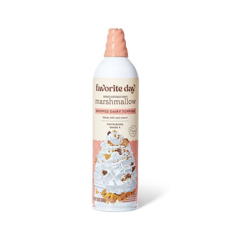 Marshmallow Whipped Dairy Topping - 13oz - Favorite Day&#8482; | Target