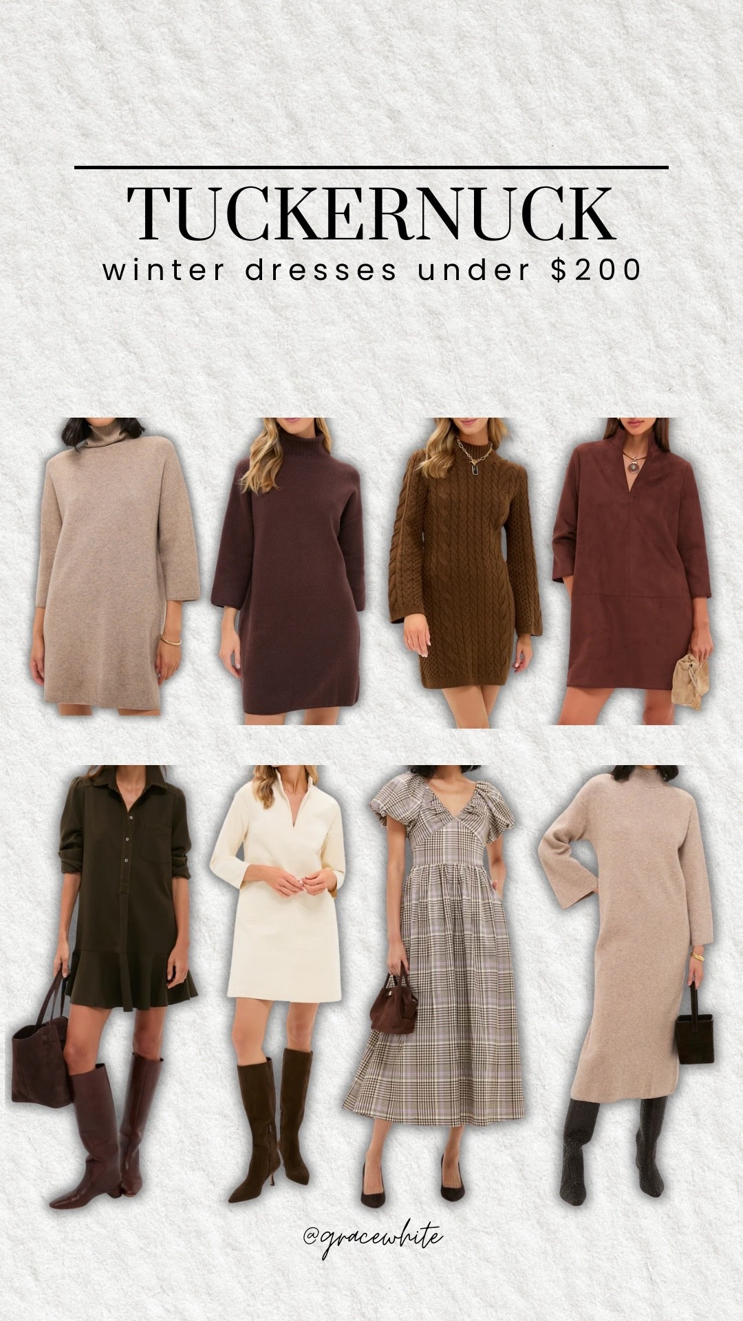 Obsessed with these winter dress picks from Tuckernuck all under $200!!

tuckernuck, tuckernuck dresses, winter dresses, long sleeve dresses, midi dress, flared sleeve dress, brown dresses, mini dress, Grace White 

 #LTKHoliday #LTKootd #LTKSeasonal