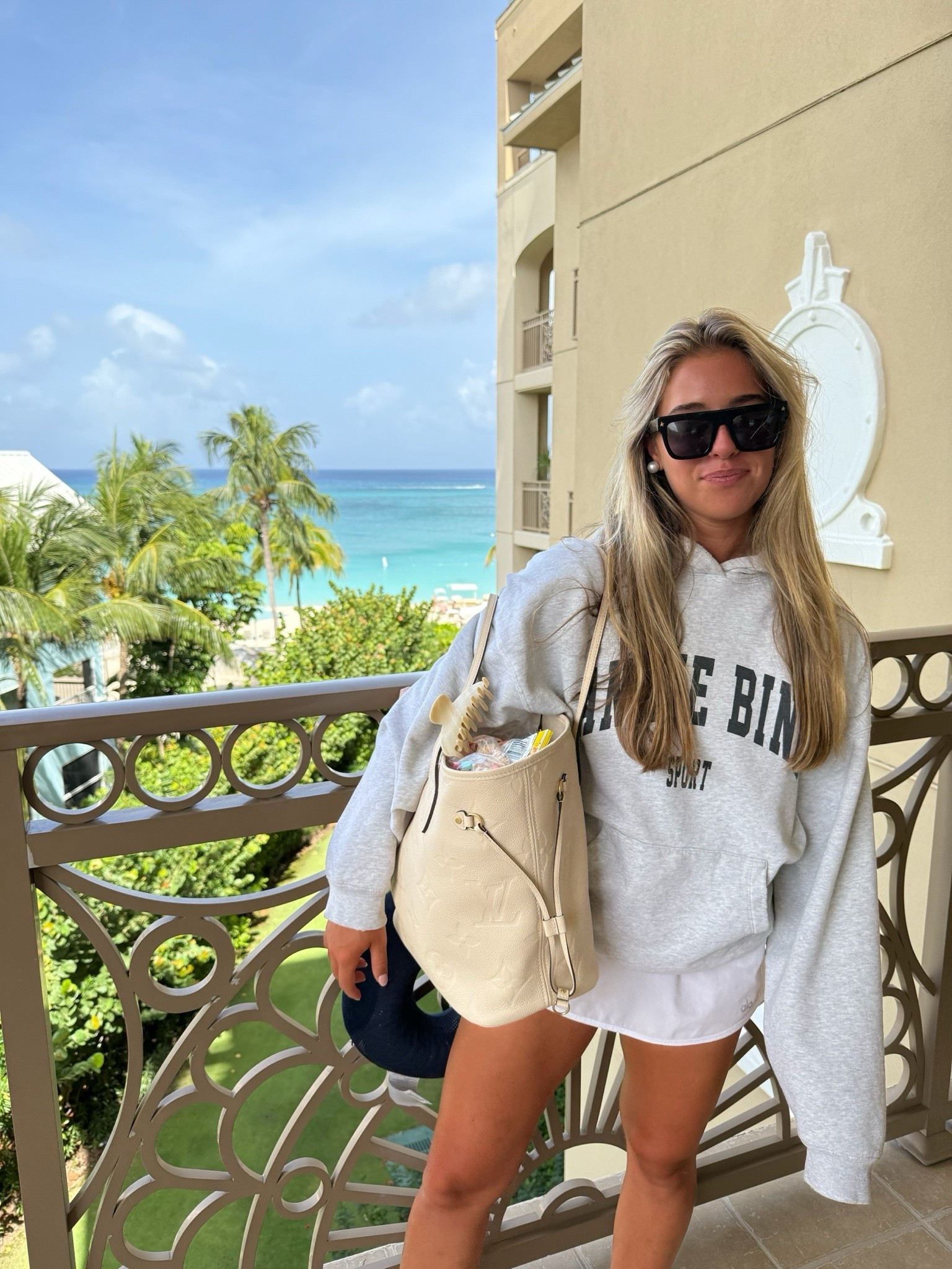 Travel outfit ! Airport ootd | airport outfit | summer travel outfit | anine bing sport sweatshirt | alo tennis skirt | alo set | airport style | travel style | travel ootd

#LTKootd #LTKU #LTKTravel
