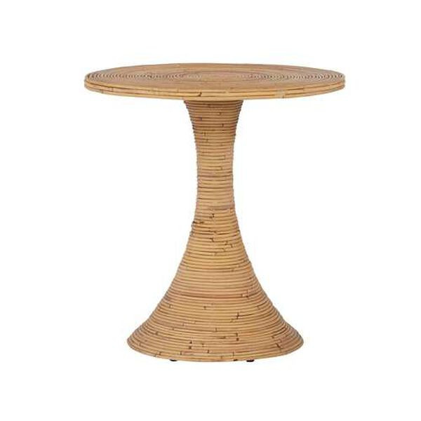Getaway Natural Rattan Tulum Accent Table | Bellacor