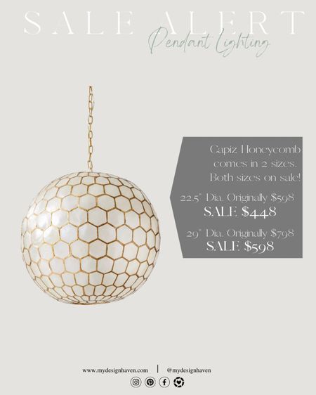 Ahh! This gorgeous pendant light is currently 25% off! This would be ✨PERFECT✨ for an entry way and so many other places in your home! Shop more in my site: www.mydesignhaven.com 

#LTKsalealert #LTKhome #LTKstyletip