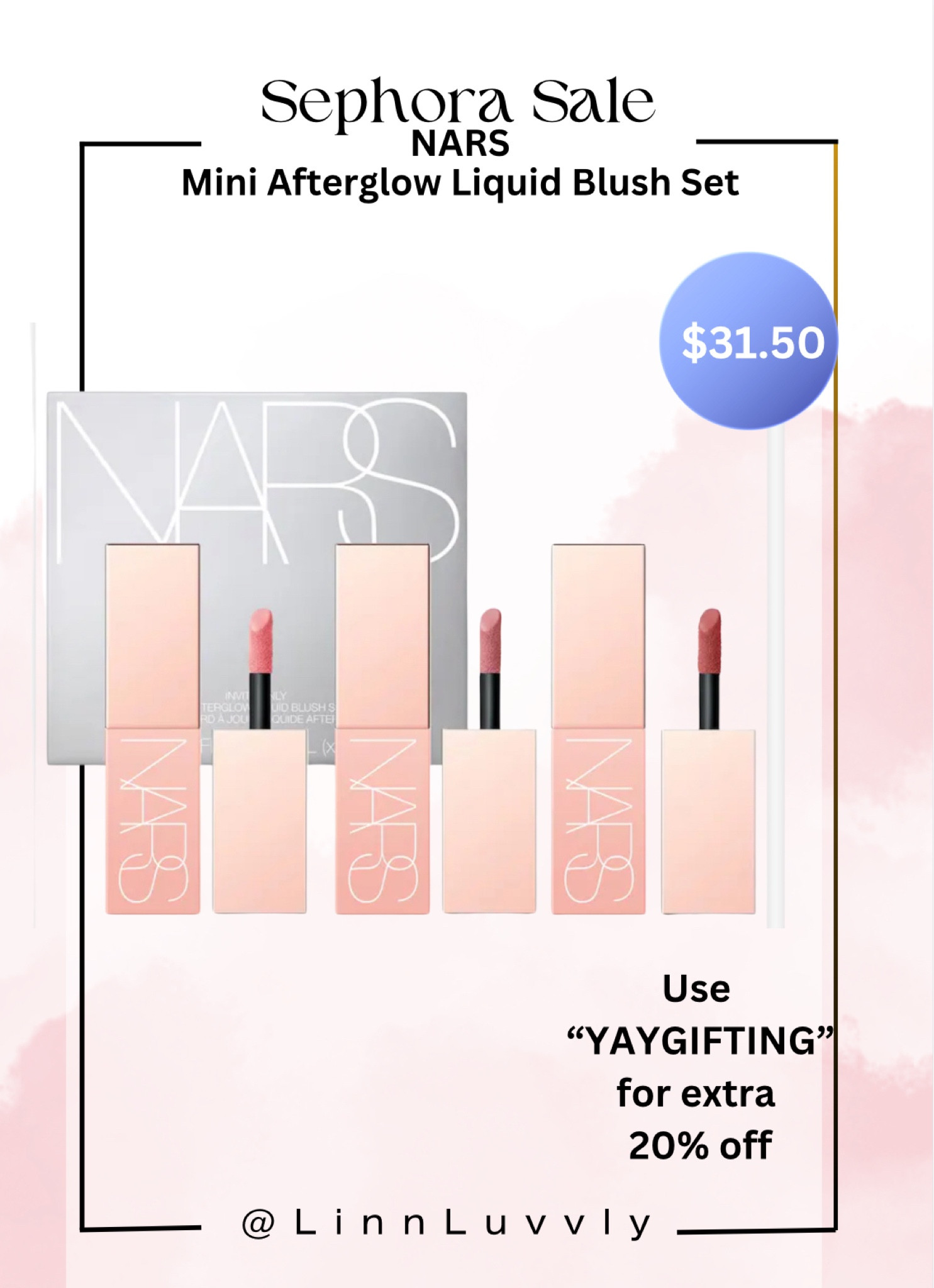 NARS Invite Only Mini Afterglow Liquid Blush Set 🤍

Use “YAYGIFTING” for extra 20% off through Dec 10th

Sephora sale , nars blush , nars liquid blush 




#LTKGiftGuide #LTKfindsunder50 #LTKbeauty