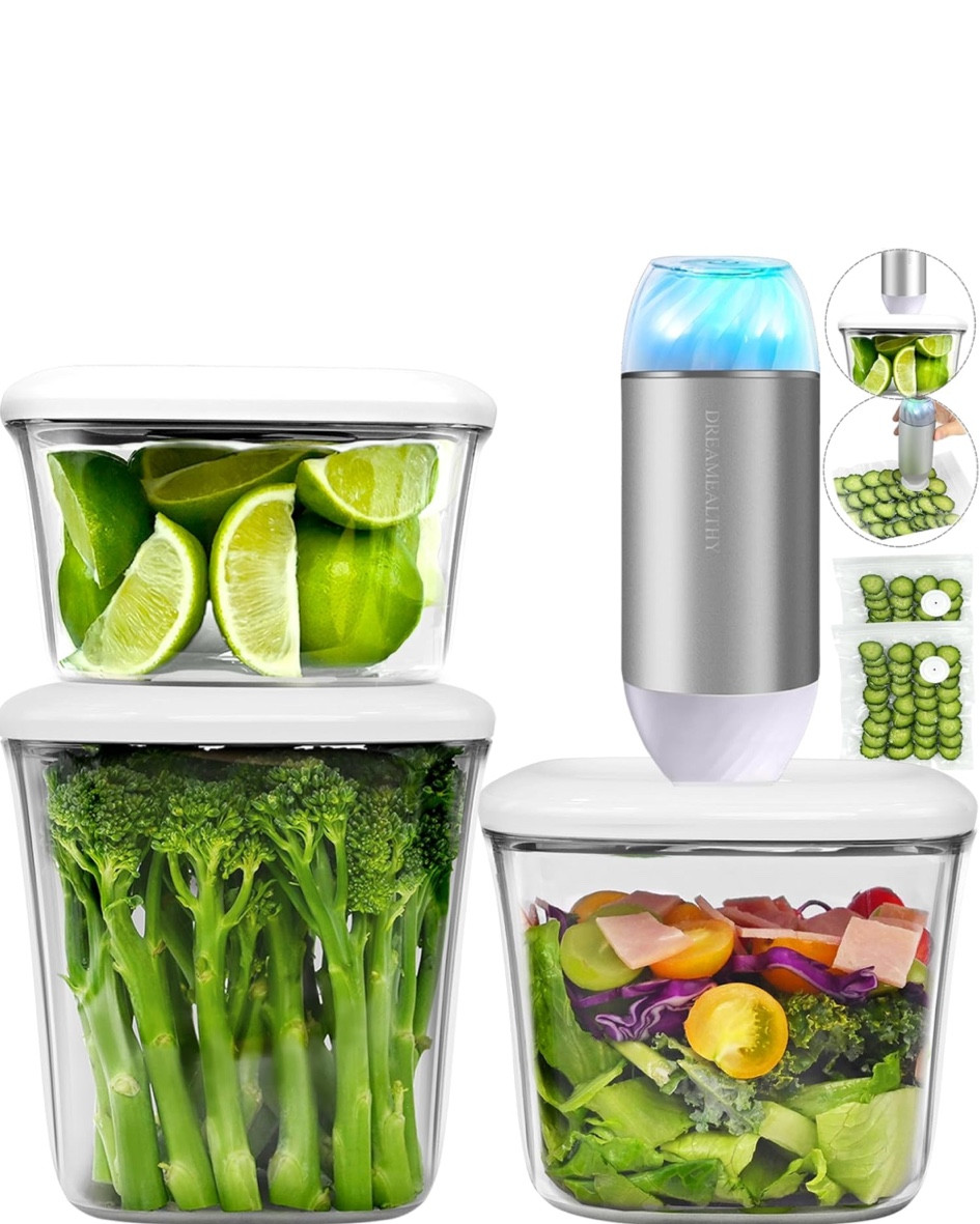 Kitchen finds! Vacuum Seal Containers🍃🥑🌱

#LTKHome