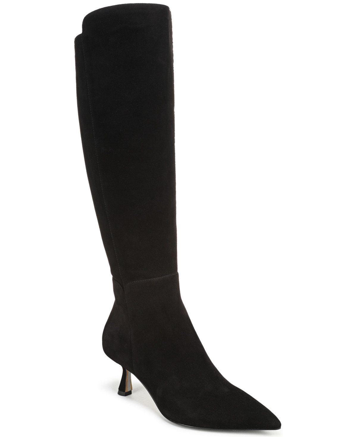 Sam Edelman Women's Taylin Kitten Heel Boots - Black Suede | Macy's