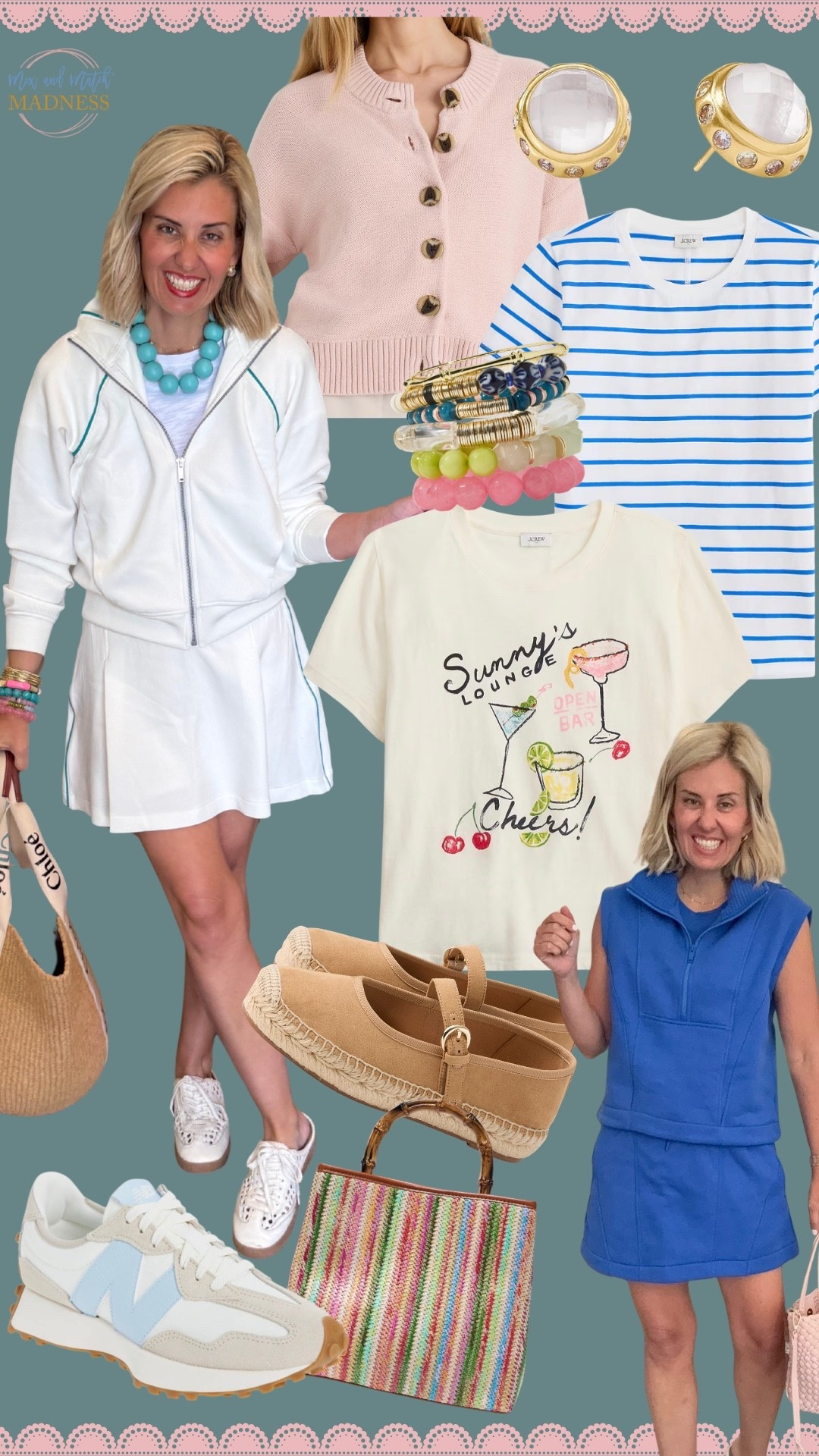 Showing you how I mix and match other pieces with my Spanx sets! My blue set is 25% off with code BB25
Jacket - xs
1/2 zip -xs
Skirts - small