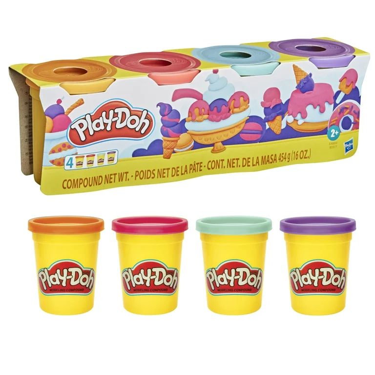 Play-Doh Modeling Compound Color Wheel Play-Doh Set, 4 Color (4 Piece), Easter Basket Stuffers fo... | Walmart (US)
