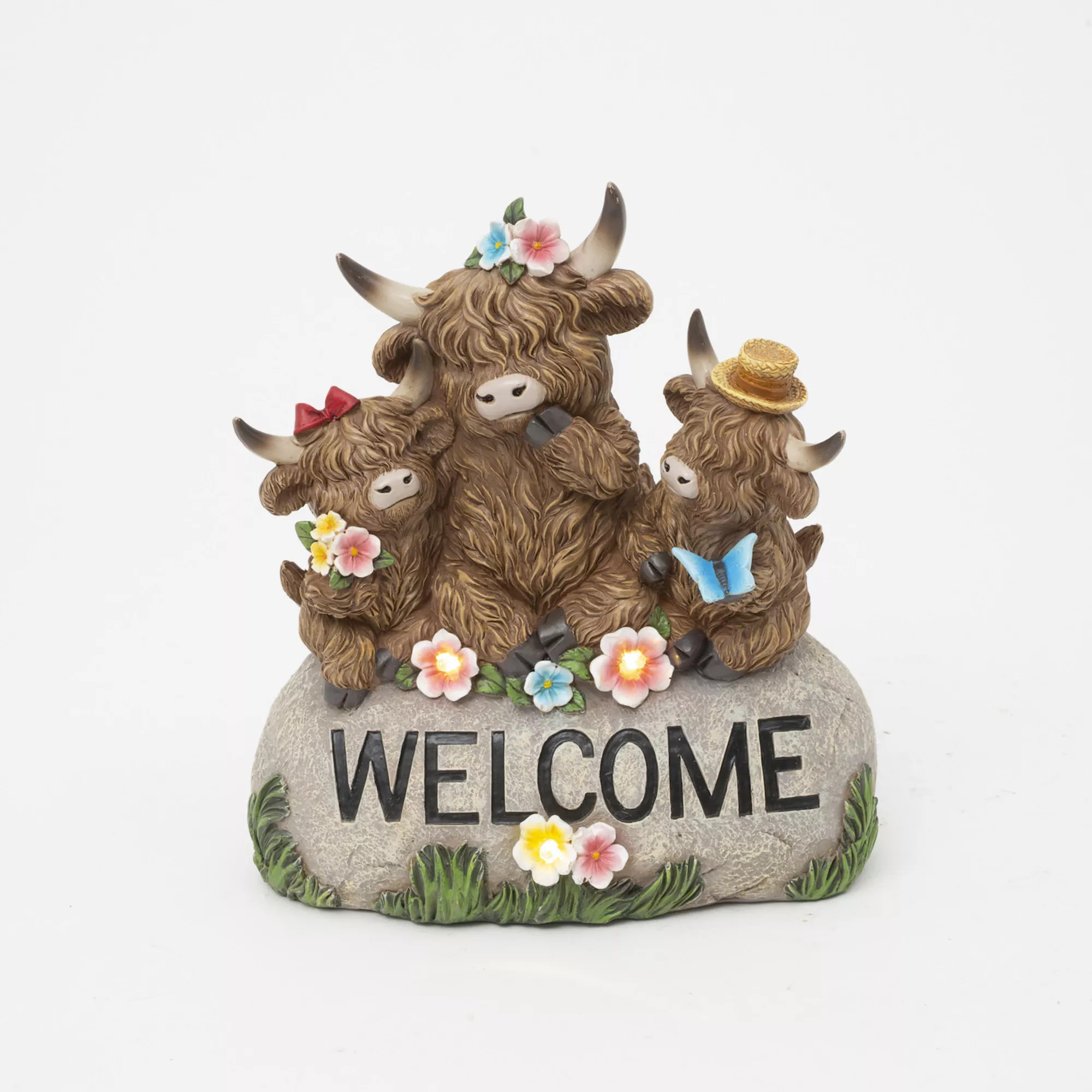 Gerson Highland Cows Welcome Sign Outdoor Decor | Kohl's