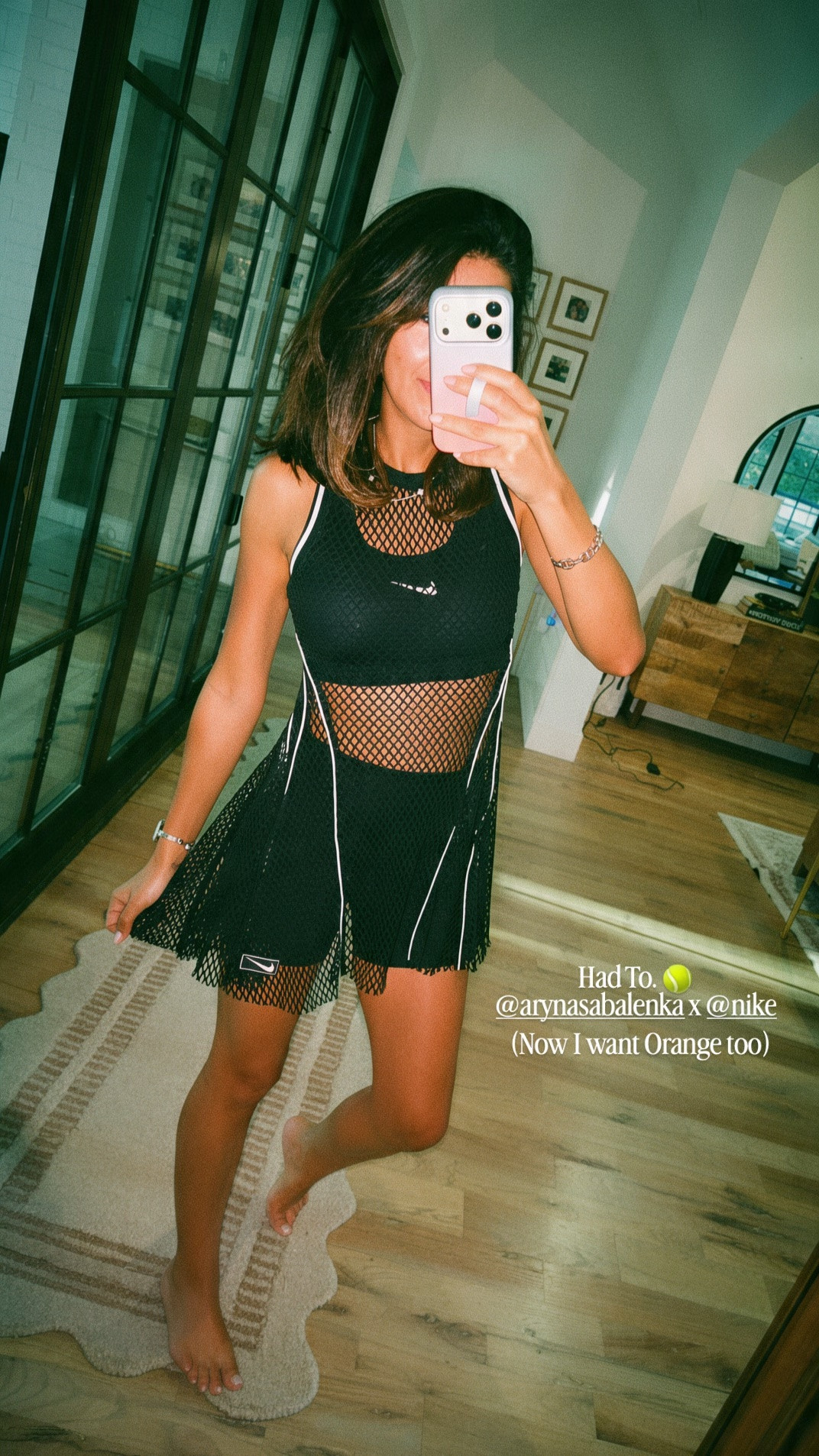 My favorite US open fit! Loving this collab with Nike. 
Wearing XS in dress, going to order small though to be a little looser around the neck. 
Sports bra and biker shorts buy separately. 

Tennis outfit.

#LTKNYFW #LTKActive