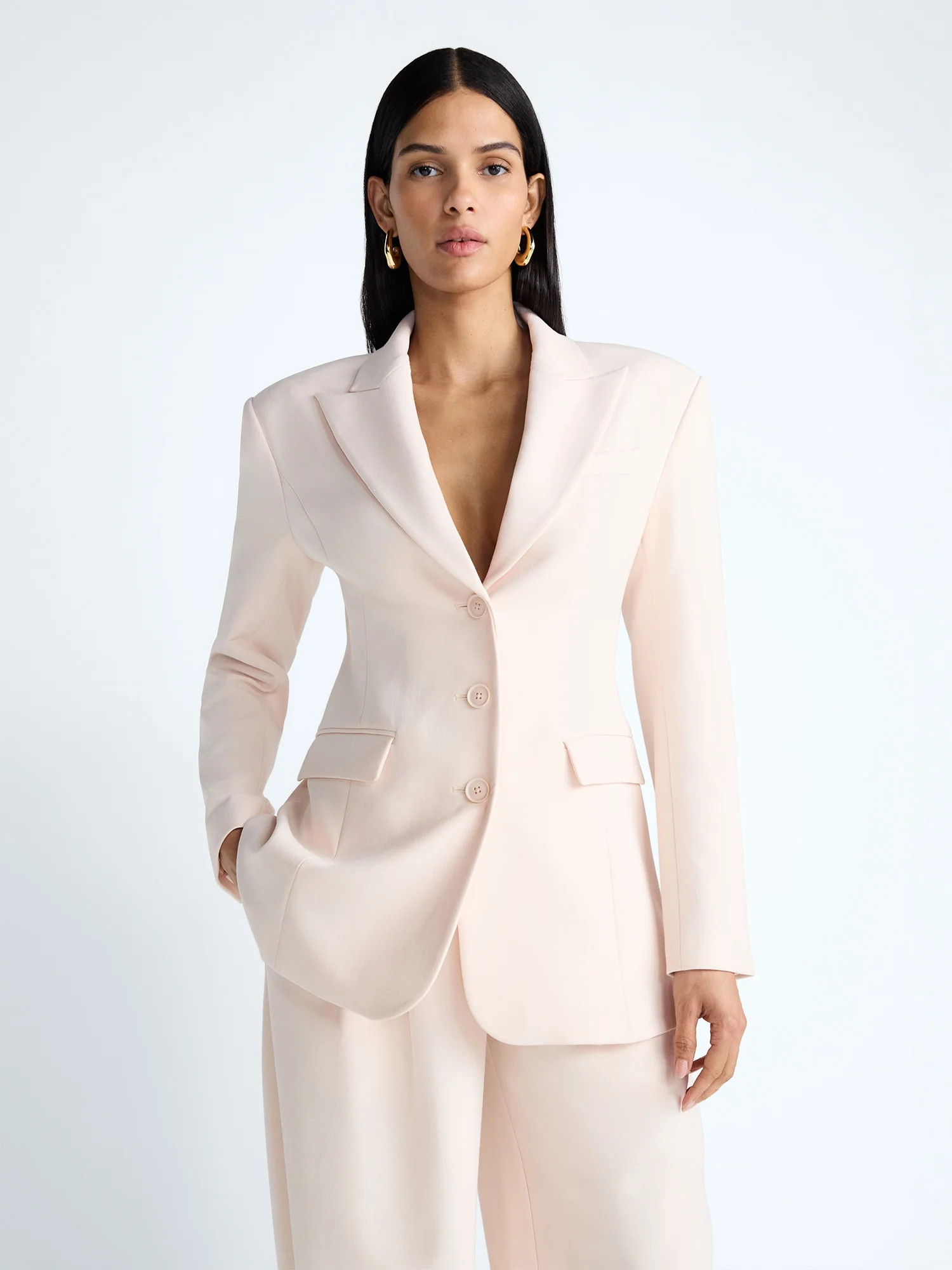 Devil Wears Prada Scoop Collection Women's and Women’s Plus Single Breasted Blazer, Sizes XS-4X | Walmart (US)