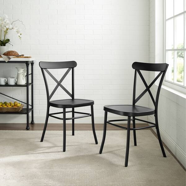 Carbon Loft Childeric Matte Black 2-piece Dining Chair | Bed Bath & Beyond