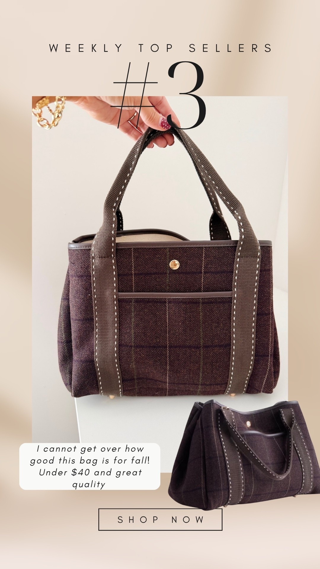 WEEKLY TOP SELLERS 

I am shocked by the quality of this bag! The perfect color combo for fall and very functional. $35 at @Walmart  🤎

#LTKootd #LTKNYFW #LTKSeasonal