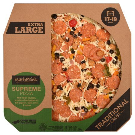Marketside Traditional Crust Supreme Pizza, Extra Large, 45 oz | Walmart (US)
