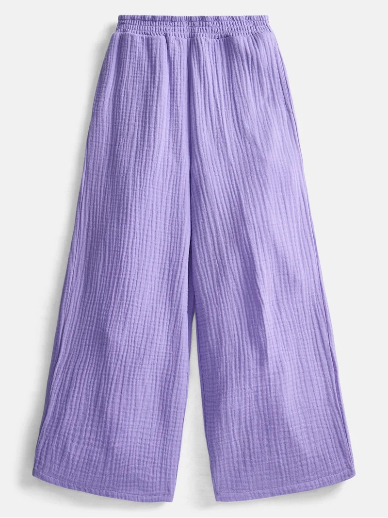 Weekend Academy Girls Gauze Coverup Pant, Sizes 4-18 | Walmart (US)