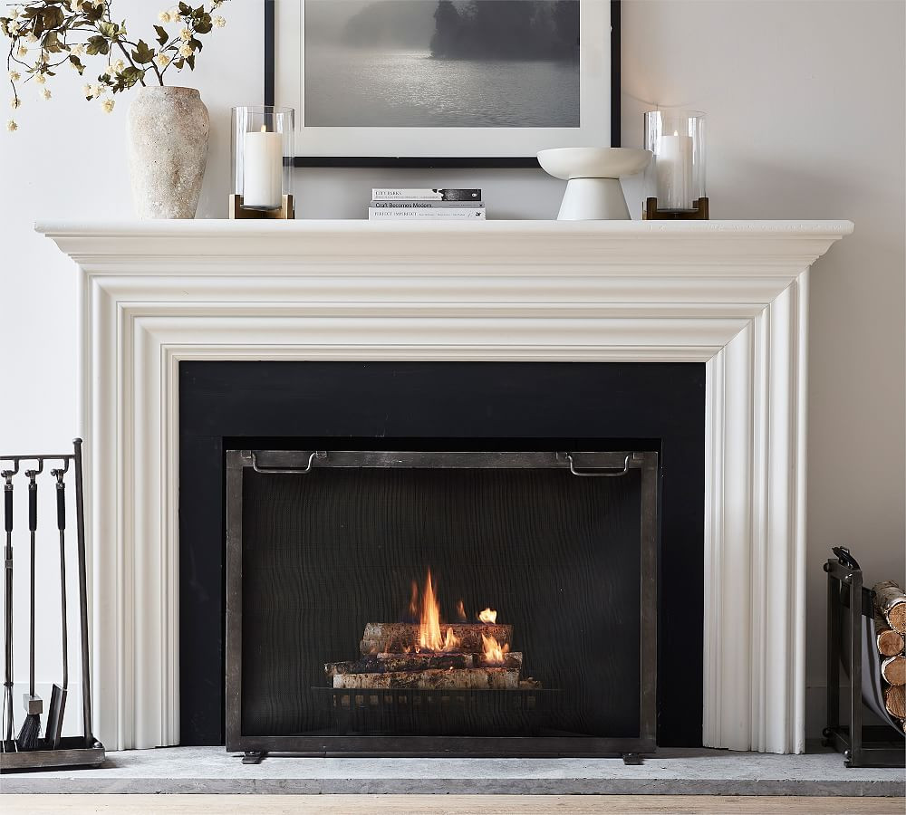 Industrial Fireplace Screens | Pottery Barn (US)