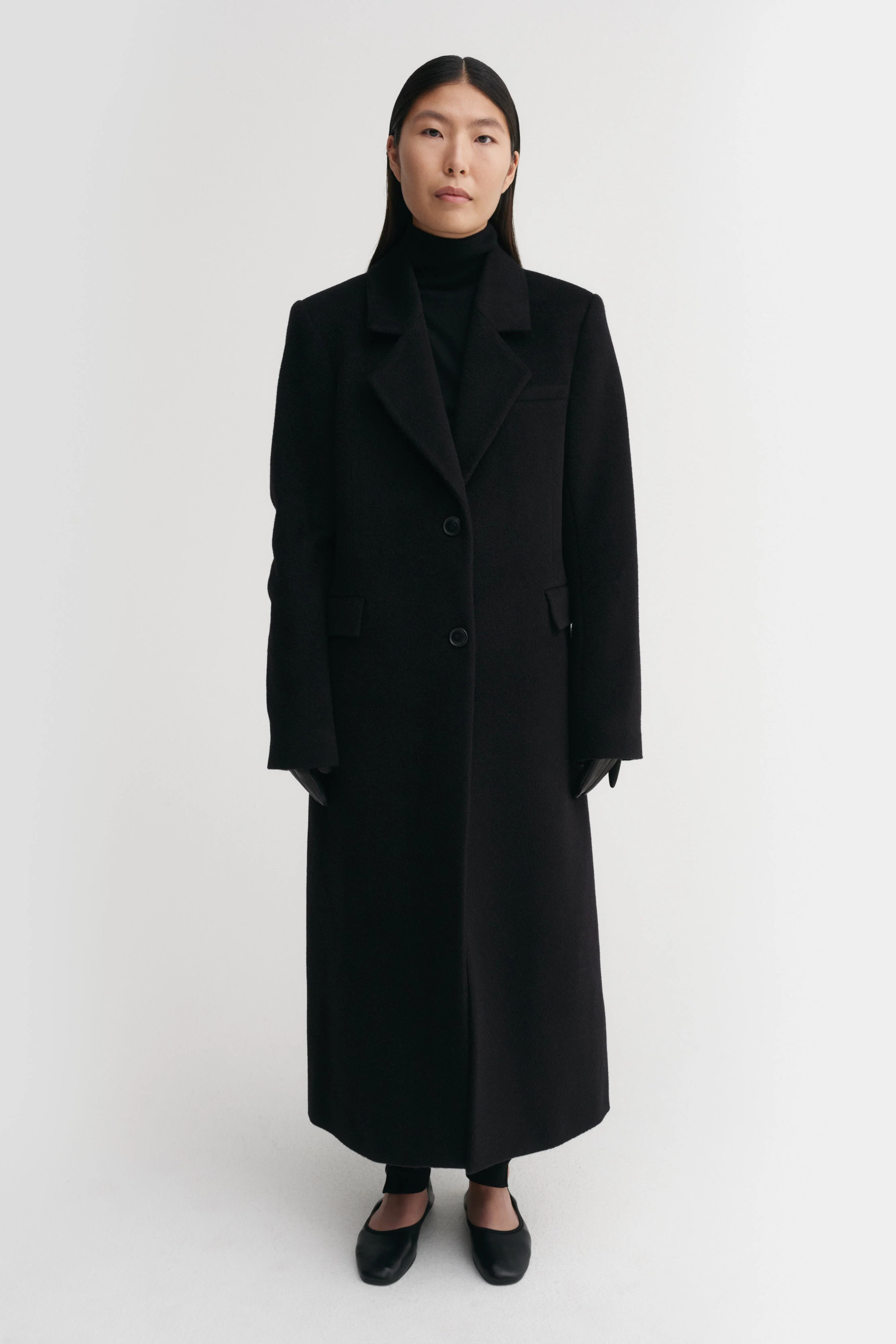 Felicia Tailored Coat, black | Almada Label