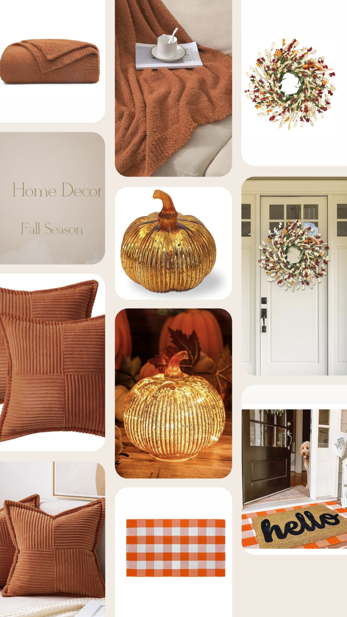Fall is here! 

Fall Decor, Fall Home Decor, Seasonal Decor, Pumpkins, Fall Wreath, Fall Pillow, Barefoot Dreams Dupe, Throw Blanket, Fall at Home, Front Porch Decor, Labor Day Weekend, LDW sale, Amazon Sale

#LTKFallSale #LTKHome #LTKSeasonal