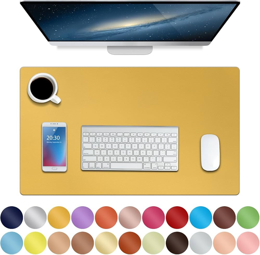 Boutilon Leather Desk Mat,Desk Pad,Desktop mat,Waterproof Desk Mat for Desktop, Desk Mat for Keyb... | Amazon (CA)