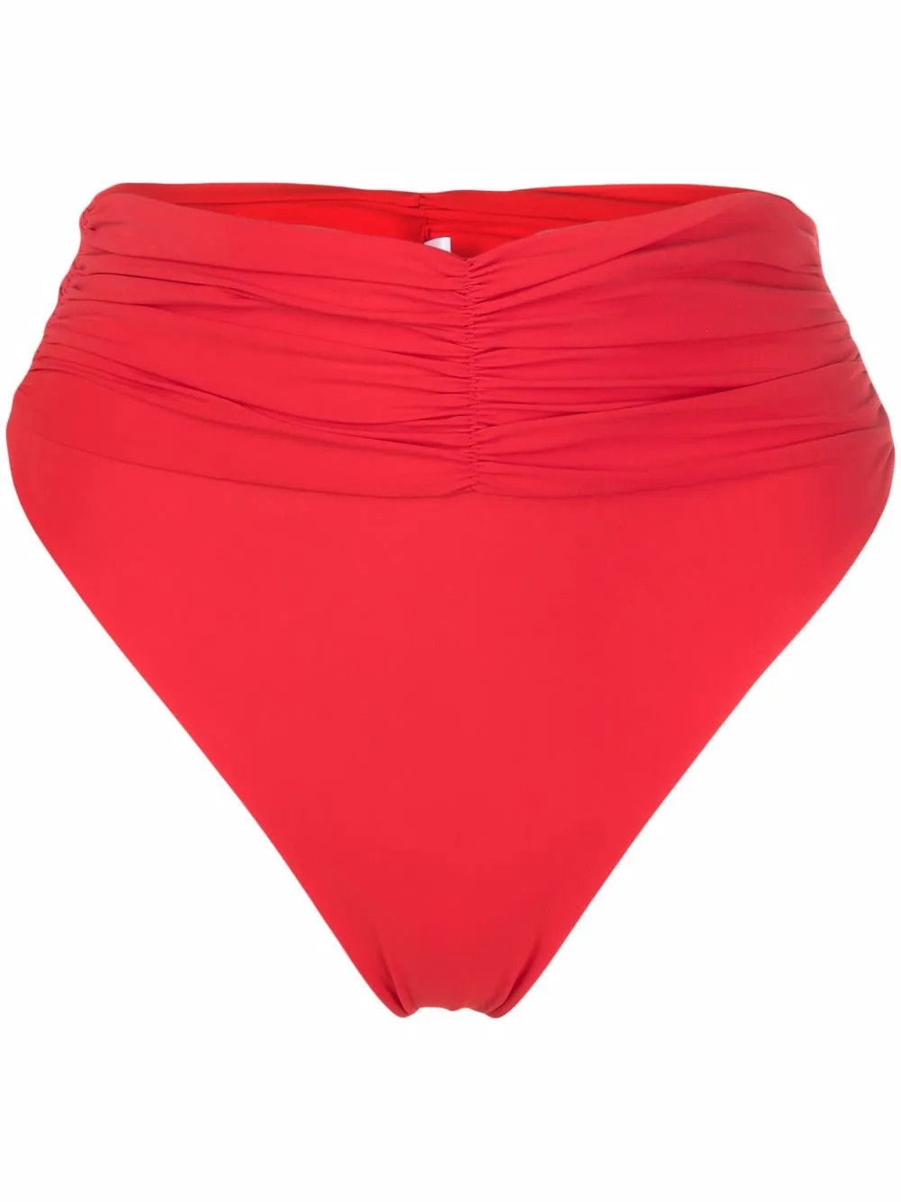 high-waisted ruched bikini bottoms | Farfetch Global