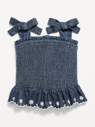Sleeveless Smocked Top for Toddler Girls | Old Navy (US)