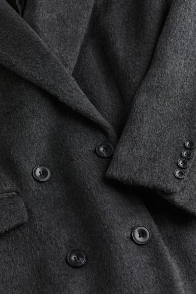 Oversized Double-breasted Blazer - Dark gray - Ladies | H&M US | H&M (US + CA)