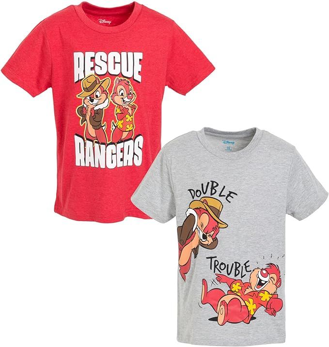 Disney Chip and Dale 2 Pack T-Shirts Little Kid | Amazon (US)