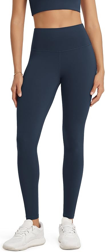 ODODOS Women's High Waisted Workout Leggings 25" / 28" Tummy Control Buttery Soft Athletic Gym Wo... | Amazon (US)