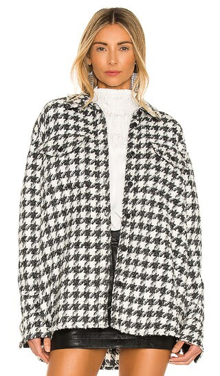 The Meloe Blouse in Black & Ivory | Revolve Clothing (Global)