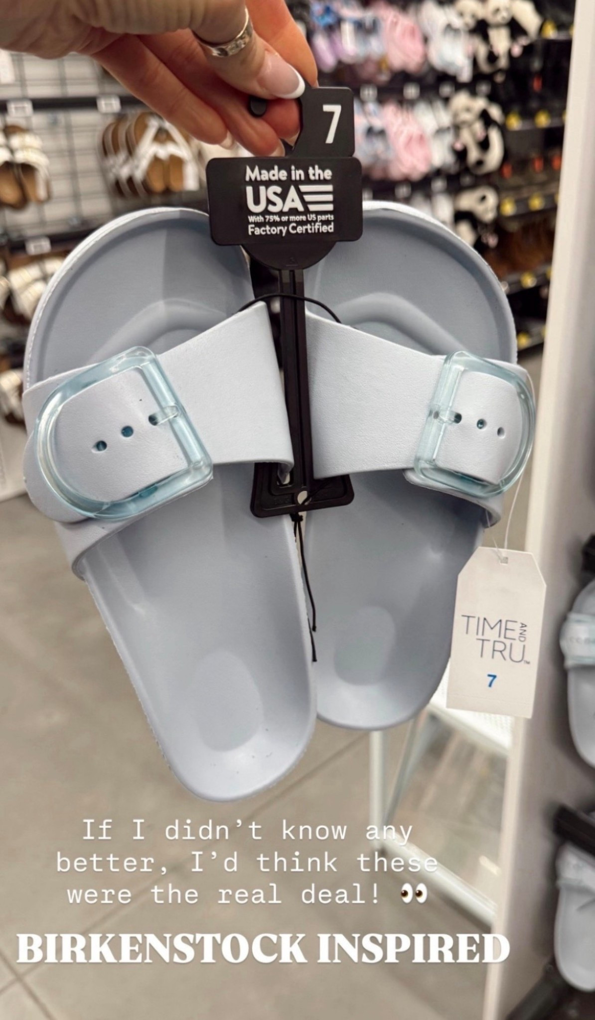 🤍SCROLL TO SHOP🤍

I am shook that these lookalikes are $11 vs $55. Birkenstock inspired without the price tag. The perfect summer shoe does exist!!!!!! 

#LTKSwim #LTKgrwm #LTKmomlife