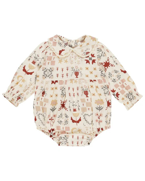 Rylee + Cru Collective Cora Linen-Blend Romper | Shop Simon
