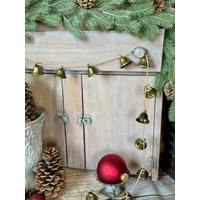 Gold Bells Garland, Jingle On A Rope, Garland For Mantle | Etsy (US)