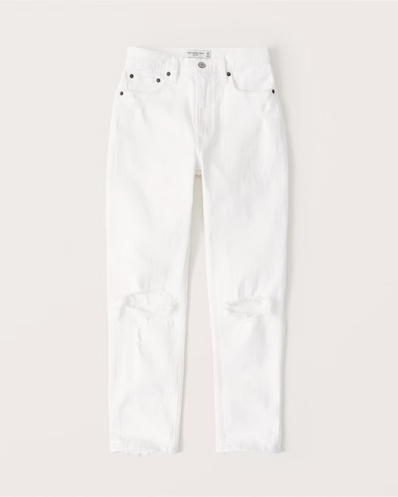 High Rise Mom Jeans | Abercrombie & Fitch (US)