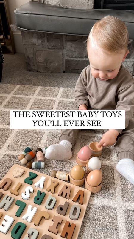The sweetest baby toys you'll ever see!! These toys grow with your babies as they first help with motor skills, and then learning numbers and letters. And bonus points for not being a total eyesore when they’re all over the floor! 😅

You do NOT need to spend a lot of money to look and feel INCREDIBLE!

I’m here to help the budget conscious get the luxury lifestyle.

Target / Affordable / Budget / Kids / Baby / Toddler / Minimalist / Classic Style / Elevated Style / Easter / Toys

#LTKfindsunder50 #LTKbaby #LTKkids