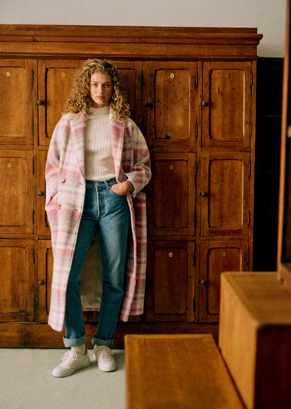 Pink check | Sezane Paris - US