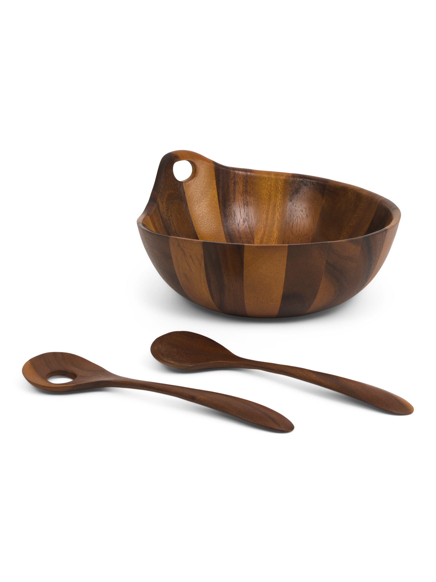 Portables Salad Bowl With Serving Utensils | TJ Maxx