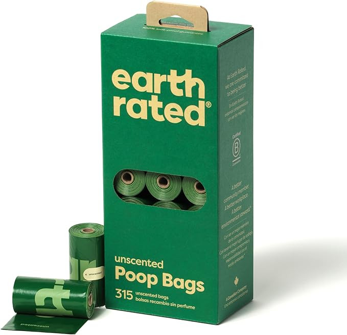 Earth Rated Dog Poop Bags, Guaranteed Leakproof and Extra Thick Waste Bag Single Refill Rolls for... | Amazon (US)
