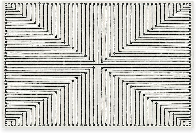 RUGGABLE x Jonathan Adler Washable Rug - Perfect Modern Area Rug for Living Room, Bedroom, Kitche... | Amazon (US)