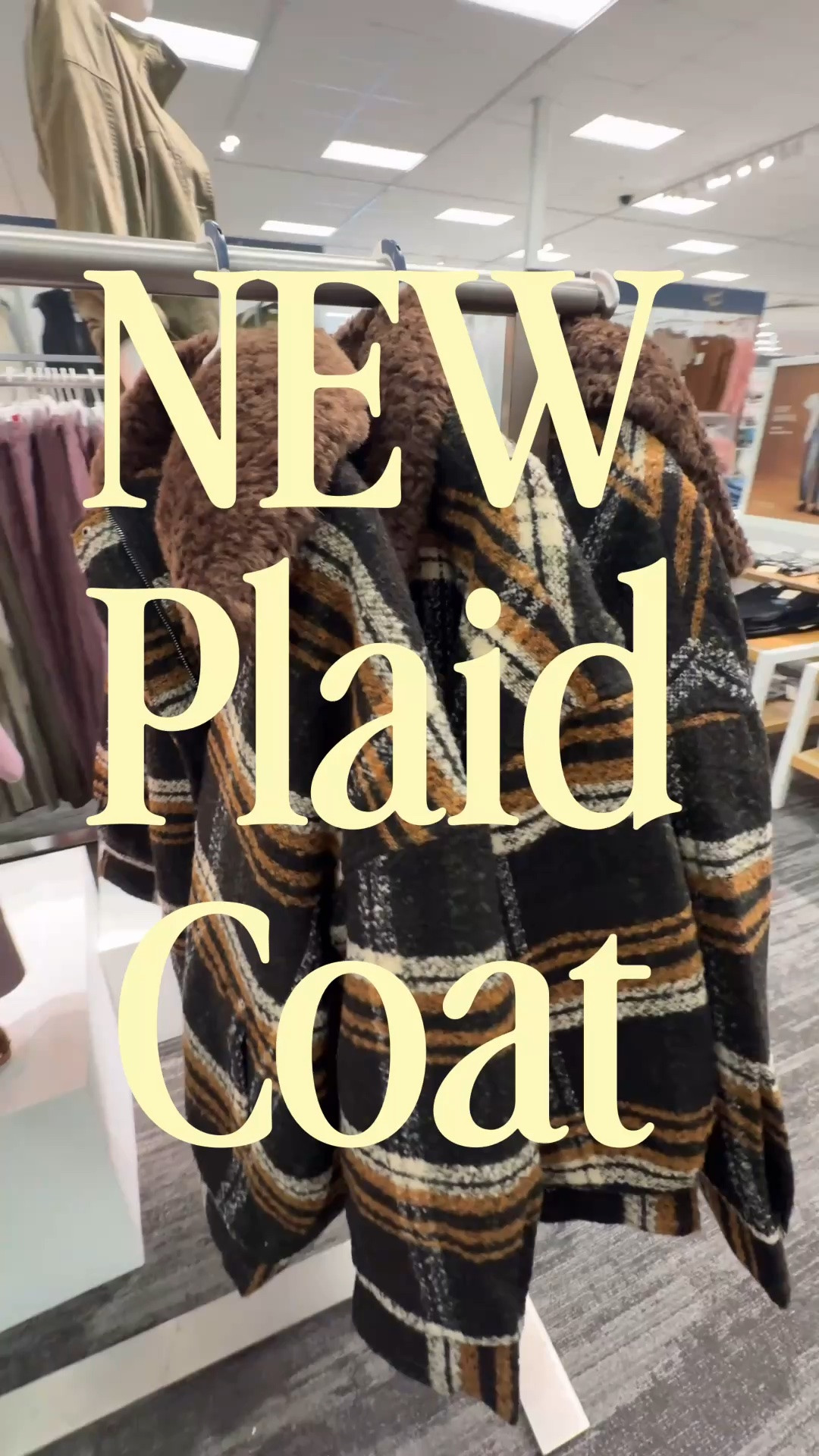 Its so warm! This plaid coat feels and looks expensive!! I know it selling fast so I hope it’s in stock where you are!