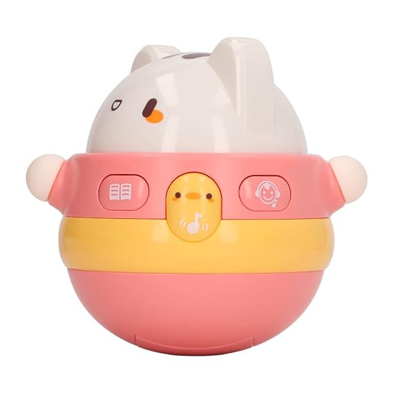 Baby Musical Wobbler Toy Cat Shape Musical Wobbler Toy Soft Lighting Sensory Development for Play... | Amazon (US)