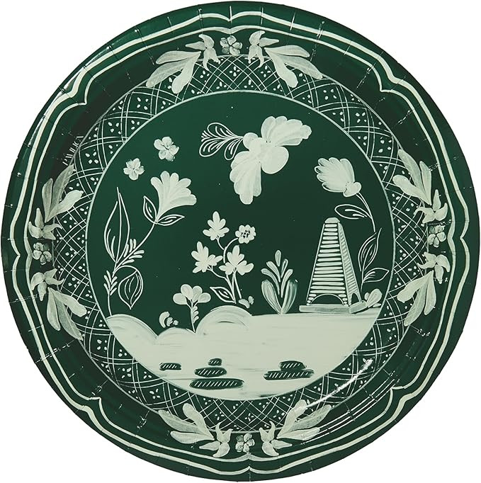 Beachside Pavilion Disposable Paper Dinner Plates, Pack of 8, 10.5 in, Great for Dinner Parties, ... | Amazon (US)