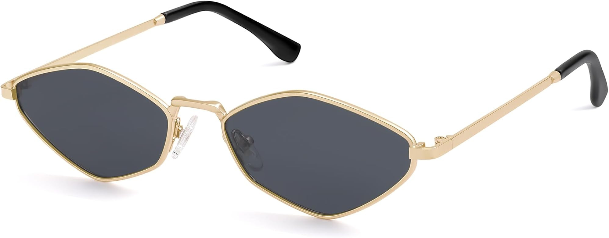 SOJOS Retro Small Polarized Sunglasses Womens Mens Vintage Narrow Irregular Shades UV400 SJ1233 | Amazon (US)