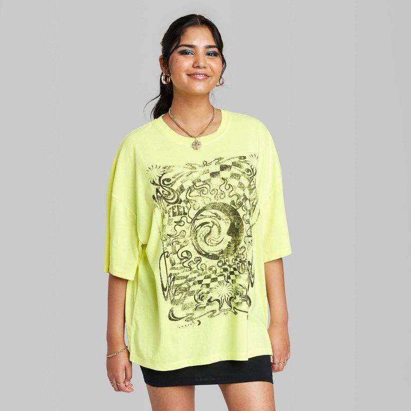 Women's Short Sleeve Oversized Graphic T-Shirt - Wild Fable™ | Target