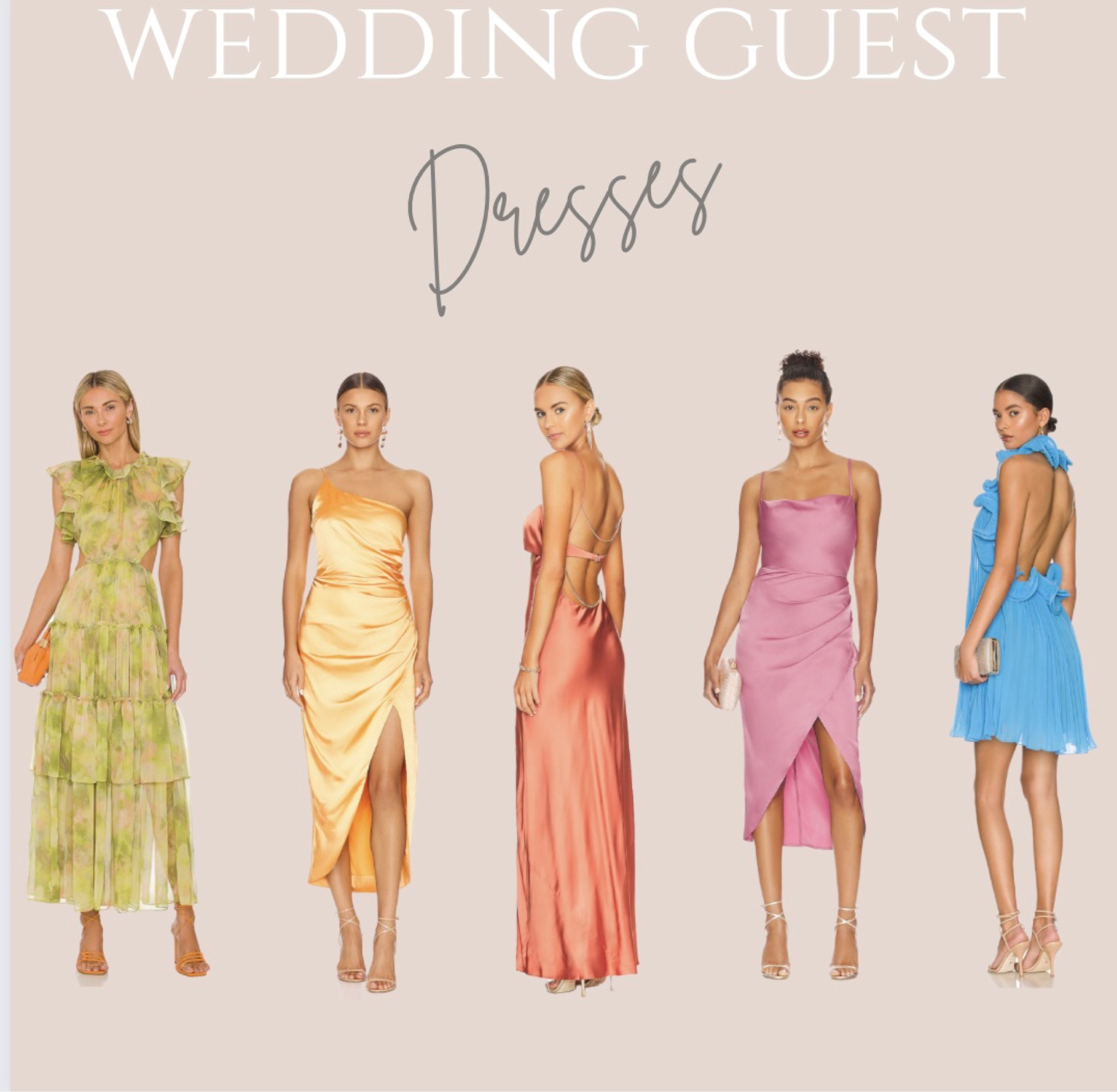 Wedding Guest Dresses. #weddingattire #womensfashion #longdresses 

#LTKSeasonal #LTKGiftGuide #LTKU