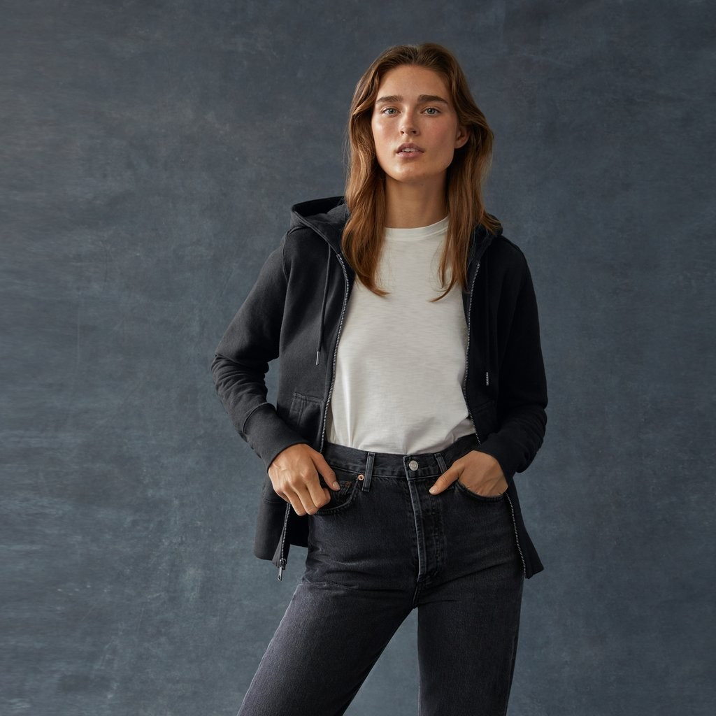 Classic Full Zip - Black | American Giant