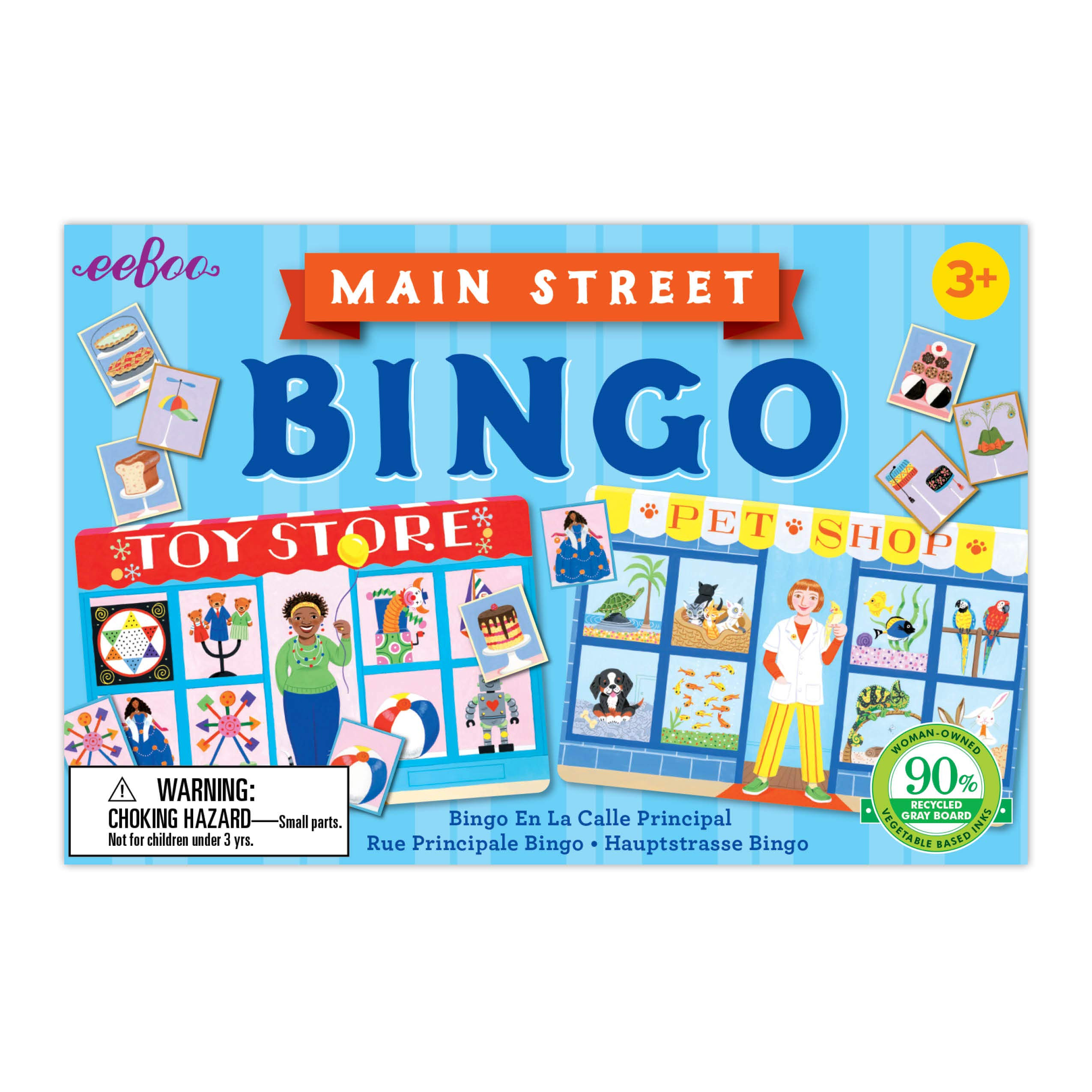 eeBoo: Main Street Little Bingo Game, Developmental and Educational, Allows for Recognition, Conc... | Amazon (US)